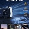 YaberAuto Car Battery Jump Starter 6000A Powerful Portable Jump Box( for All Gas/ 12L Diesel Engines)45W Fast Charging,Extended Jumper Cables,600 Lumens Light - Image 6