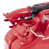 Wavian 3009 5.3 Gallon 20 Liter Authentic CARB Jerry Can with Spout, Red (4 Pack) - Image 6