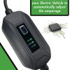 PRIMECOM Level 2 Electric Vehicle (EV) Charger (220V / 240Volt, 16Amp) Portable EVSE Smart Electric Car Charger, 30', 40', and 50 Feet Lengths (30 Feet, 10-30P) - Image 4