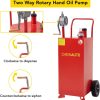 30 Gallon Gas Caddy with Pump Fuel Storage Tank Portable Gasoline Diesel Fuel for Car, Lawnmower, ATV, Boat, Motorcycle - Image 2