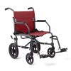 Medline Transport Wheelchair Lightweight Portable - Image 7