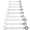 GearWrench 9509N 13-Piece SAE Reversible Combination Ratcheting Wrench Set - Image 8