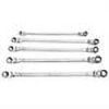 Mountain 5-Piece Metric Double Box Universal Spline Reversible Ratcheting Wrench Set; 8 mm - 18mm, 90 Tooth Design, Long, Flexible, Reversible - Image 2