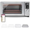 Nuwave Bravo 12-in-1 Digital Toaster Oven, Countertop Convection Oven & Air Fryer Combo, 1800 Watts, 21-Qt Capacity, 50u00b0-450u00b0F Temp Controls, Dual Zone Surround Cooking, Linear T Technology, SS Look - Image 8