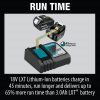 18-Volt LXT Battery and Rapid Optimum Charger Starter Pack (5.0Ah) with bonus 18V LXT Brushless Cut-Off/Angle Grinder BL1850BDC2XAG04 - Image 12