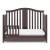 Graco Solano 4-in-1 Convertible Crib with Drawer (Espresso) u2013 GREENGUARD Gold Certified, Crib with Drawer Combo, Includes Full-Size Nursery Storage Drawer, Converts to Toddler Bed and Full-Size Bed - Image 13