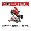 M18 FUEL 18V 10 in. Lithium-Ion Brushless Cordless Dual Bevel Sliding Compound Miter Saw Kit with One 8.0 Ah Battery 2734-21 - Image 3