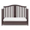 Graco Solano 4-in-1 Convertible Crib with Drawer (Espresso) u2013 GREENGUARD Gold Certified, Crib with Drawer Combo, Includes Full-Size Nursery Storage Drawer, Converts to Toddler Bed and Full-Size Bed - Image 11