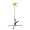 Online Gym Shop 1500 lbs 2 Stage Hydraulic Transmission Jack with 360 deg Swivel Wheels Lift Hoist - Yellow - Image 2