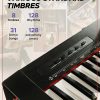 Starfavor Beginner Electric Keyboard Weighted - Image 4