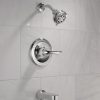 Delta Faucet Classic Bathtub Faucet Set, Shower Faucet Set, Delta Shower Trim Kit, Tub and Shower Faucet Combo, Chrome T13420-PD (Valve Not Included) - Image 8