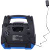 Rechargeable Jump Starter for Gas Diesel Vehicles - 1800 Amps with Air Compressor and AC, 12V DC, USB Power Station, Black+Blue - Image 5