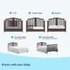 Graco Solano 4-in-1 Convertible Crib with Drawer (Espresso) u2013 GREENGUARD Gold Certified, Crib with Drawer Combo, Includes Full-Size Nursery Storage Drawer, Converts to Toddler Bed and Full-Size Bed - Image 6