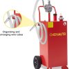30 Gallon Gas Caddy with Pump Fuel Storage Tank Portable Gasoline Diesel Fuel for Car, Lawnmower, ATV, Boat, Motorcycle - Image 3