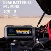 HULKMAN Alpha100 Jump Starter 4000 Amp 32000mAh Car Starter with -40℉ Start Tech PD 65W Lithium Portable Car Battery Booster Pack for up to 10L Gas and 10L Diesel Engines - Image 4