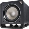 Polk Audio HTS 12 Powered Washed Black Walnut Subwoofer - Image 3
