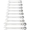 GearWrench 9902D 16-Piece Metric Flex-Head Combination Ratcheting Wrench Set - Image 7