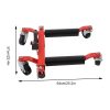 Miumaeov Wheel Dolly Car Skates Vehicle Positioning Hydraulic Tire Jack Truck Trailer Pick Up Dolly Foot Pedal, 1500lbs (2 Pack) - Image 2