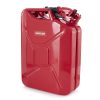 Wavian 3009 5.3 Gallon 20 Liter Authentic CARB Jerry Can with Spout, Red (4 Pack) - Image 2