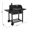 Royal Gourmet CD1824AX 24-Inch Charcoal Grill Outdoor BBQ Smoker Picnic Camping Patio Backyard Cooking, Black - Image 5