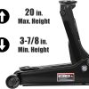 Torin 4 Ton Low Profile Floor Jack Heavy Duty Steel Car Jack with Dual Quick Lift Pump,Black,W847B - Image 5