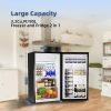 BANGSON Mini Fridge with Freezer, 3.2Cu.Ft, Single Door Small Refrigerator, Energy-efficient, Low Noise, Mini fridge for Bedroom Dorm and Office, Black - Image 3