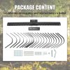 Kojem 60 inch Landscape Driveaway Pine Straw Rake Lawn Yard Beach Cleaning for ATV UTV SxS 48" or 60" Tool Bar & 3 Point Hitch - Image 6