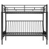 Merax Twin-over-Full Futon Metal Bunk Bed for Children's Bedroom - Image 8