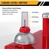 Arksen 30 Gallon Portable Gas Caddy Fuel Storage Tank Large Gasoline Diesel Can Hand Siphon Pump Rolling Wheels, Red - Image 4