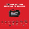 M18 FUEL 18V Lithium-Ion Brushless Cordless 1 in. SDS-Plus Rotary Hammer with Compact Bandsaw (2-Tool) 2912-20-2829-20 - Image 7