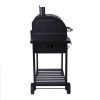 Royal Gourmet CD1824AX 24-Inch Charcoal Grill Outdoor BBQ Smoker Picnic Camping Patio Backyard Cooking, Black - Image 2