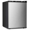 Antarctic Star Compact Chest Upright Freezer Single Door Reversible Stainless Steel Door, Compact Adjustable Removable Shelves for Home Office, 1.1 cu.Black - Image 12