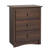 Prepac BDC 2403 Sonoma Nightstand 3 Drawer - Image 7