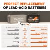 LiTime 12V 100Ah LiFePO4 Lithium Deep Cycle Battery, Built-In 100A BMS, 1280Wh Energy (14.6V10A LiFePO4 Charger Included) - Image 3