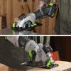 GALAX PRO Circular Saw and Reciprocating Saw Combo Kit with 1pcs 4.0Ah Lithium Battery and One Charger, 7 Saw Blades and Tool Bag - Image 5