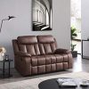 Betsy Furniture 3-PC Microfiber Fabric Recliner Set Living Room Set in Brown, Sofa Loveseat Chair Pillow Top Backrest and Armrests 8028 (Living Room Set 3+2+1) - Image 11