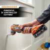 18V Brushless Cordless Oscillating Multi-Tool with (2) 4.0 Ah Batteries, 18V Charger, and Bag R86240B-AC93044SBN - Image 4