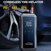 Car Jump Starter with Air Compressor 3000A 150PSI (9.0L Gas/8.0L Diesel)Portable Car Battery Jump Starter with Tire Inflator 12V DC PSU Jump Box Extended Jumper Cables Large LCD Display 300Lumen Light - Image 2