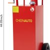 30 Gallon Gas Caddy with Pump Fuel Storage Tank Portable Gasoline Diesel Fuel for Car, Lawnmower, ATV, Boat, Motorcycle - Image 5