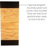 JCs Wildlife Barred Owl Nesting Box - Treated Exterior Grade Plywood - Mounting Hardware and Pine Shavings Included - Dedicated Clean Out Door for Easy Cleaning - Made in The USA - Image 6