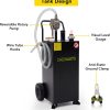30 Gallon Gas Caddy with Pump Portable Fuel Storage Tank Gasoline Diesel Fuel for Car, Lawnmower, ATV, Boat, Motorcycle - Image 2