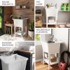 Zenna Home Ergo Tub Utility Sink with Pull-Out Faucet: Laundry Tub with 24" W x 24" H Sink, in White - Image 3