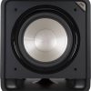 Polk Audio HTS 12 Powered Washed Black Walnut Subwoofer - Image 5