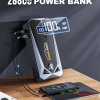 Car jump starter 5000A 26800mAh(All Gas/10L Diesel) Powerful Portable Jump Box with Fast Charge, Extended Cables, and Lights YaberAuto - Image 3
